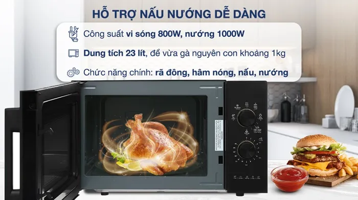 Công suất lớn nấu ăn nhanh chóng 